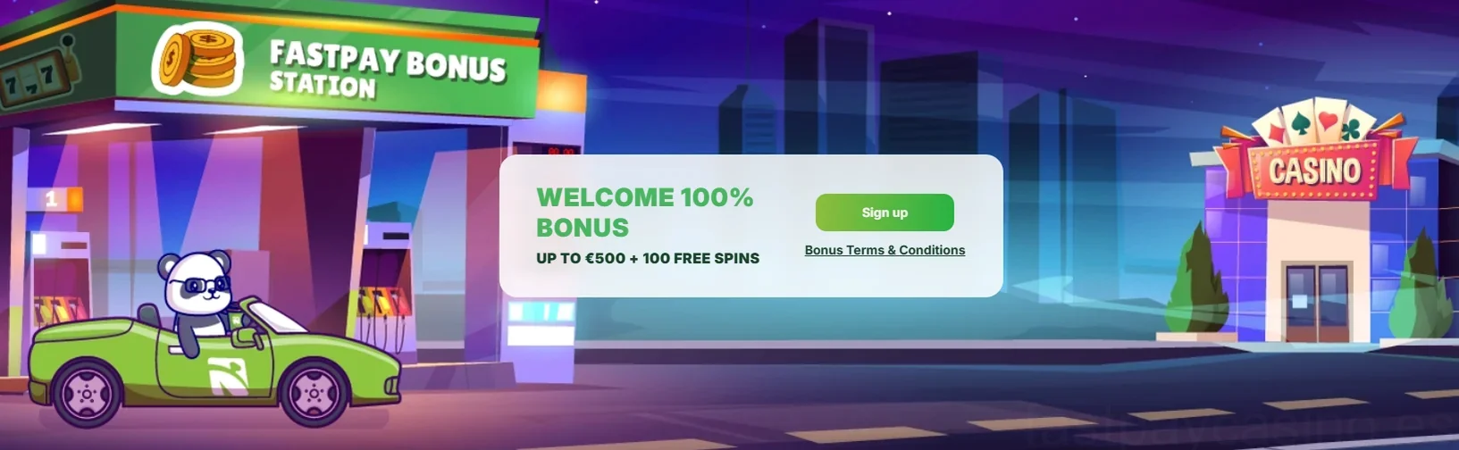 Fastpay Casino Bienvenida